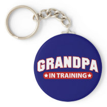 Grandpa In Training Keychain
