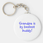 Grandpa Is My Bestest Buddy Keychain