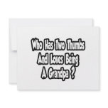 Grandpa Joke...Two Thumbs...This Guy invitations