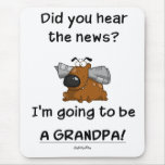Grandpa News Mousepads