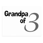 Grandpa Of 3 Post Cards