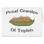 Grandpa Of Triplets cards