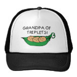 Grandpa of Triplets Pod Trucker Hat