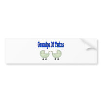 Grandpa of TWINS Bumper Stickers