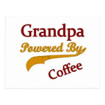 Grandpa Powered By Coffee Postcards