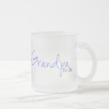 Grandpa To Be (Blue Script) Coffee Mugs