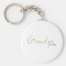 Grandpa To Be (Green Script) Key Chain
