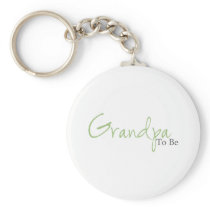 Grandpa To Be (Green Script) Key Chain