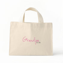 Grandpa To Be (Pink Script) Tote Bag