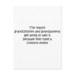 Grandparents and Grandchildren quote postcards