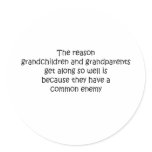 Grandparents and Grandchildren quote Stickers