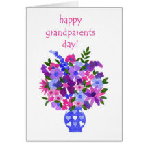 Grandparents Day Card - Flower Power