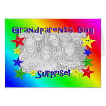 Grandparents Day Surprise Photo Card