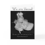 Grandparents new baby we are blessed cards