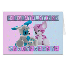 Grandparents To Twins Congratulations Cards