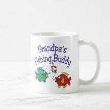 Grandpa's Fishing Buddy Coffee Mugs