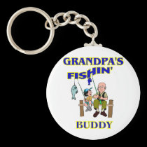 Grandpa's Fishing Buddy keychains