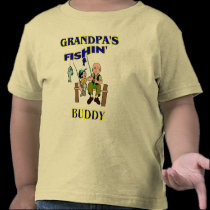 Grandpa's Fishing Buddy t-shirts