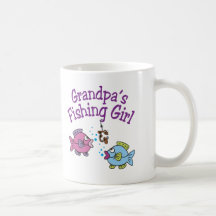 Grandpa's Fishing Girl Coffee Mug