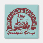 Grandpa's Garage Fridge Magnets