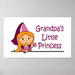 Grandpa's Little Princess Print