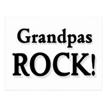 Grandpas ROCK! Post Card