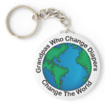 Grandpas That Change Diapers... Key Chains keychains