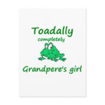 grandpere's girl post card