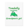 grandpere's girl post card