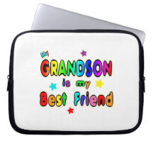 Grandson Best Friend Laptop Computer Sleeves