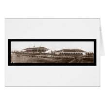 Grandstand Santa Anita Photo 1908 Card