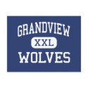 Grandview - Wolves - High School - Aurora Colorado postcards
