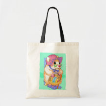 Granny hamster tote bag