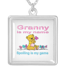 Granny Is My Name, Spoiling Is my Game Personalised Necklace