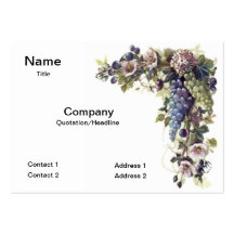 GRAPE CHUBBY Business Card Template