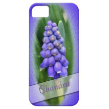 Grape Hyacinth iPhone 5 + other type choices iPhone 5 Case