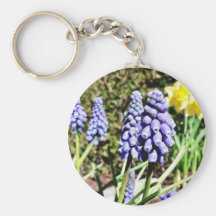 Grape Hyacinth Keychain