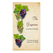 Grape Vine Business Card