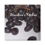 grapes, Grandma's Kitchen magnets