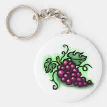 Grapes Keychain