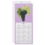 Grapes Telephone and Calender card rack cards