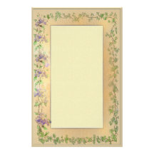 Grapevine Garden Party Vintage Stationery