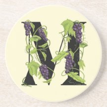 Grapevine M Coaster by Tracey Smith Studios