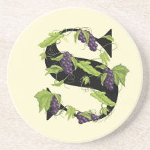 Grapevine S Coaster by Tracey Smith Studios