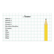 Graph Paper Business Card Templates