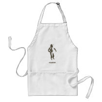 Graphic Astronaut Stencil Aprons
