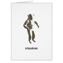 Graphic Astronaut Stencil