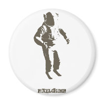 Graphic Astronaut Stencil