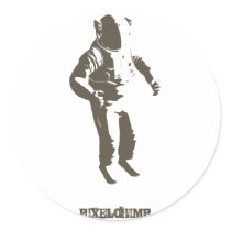 Graphic Astronaut Stencil
