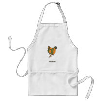Graphic Chicken Apron